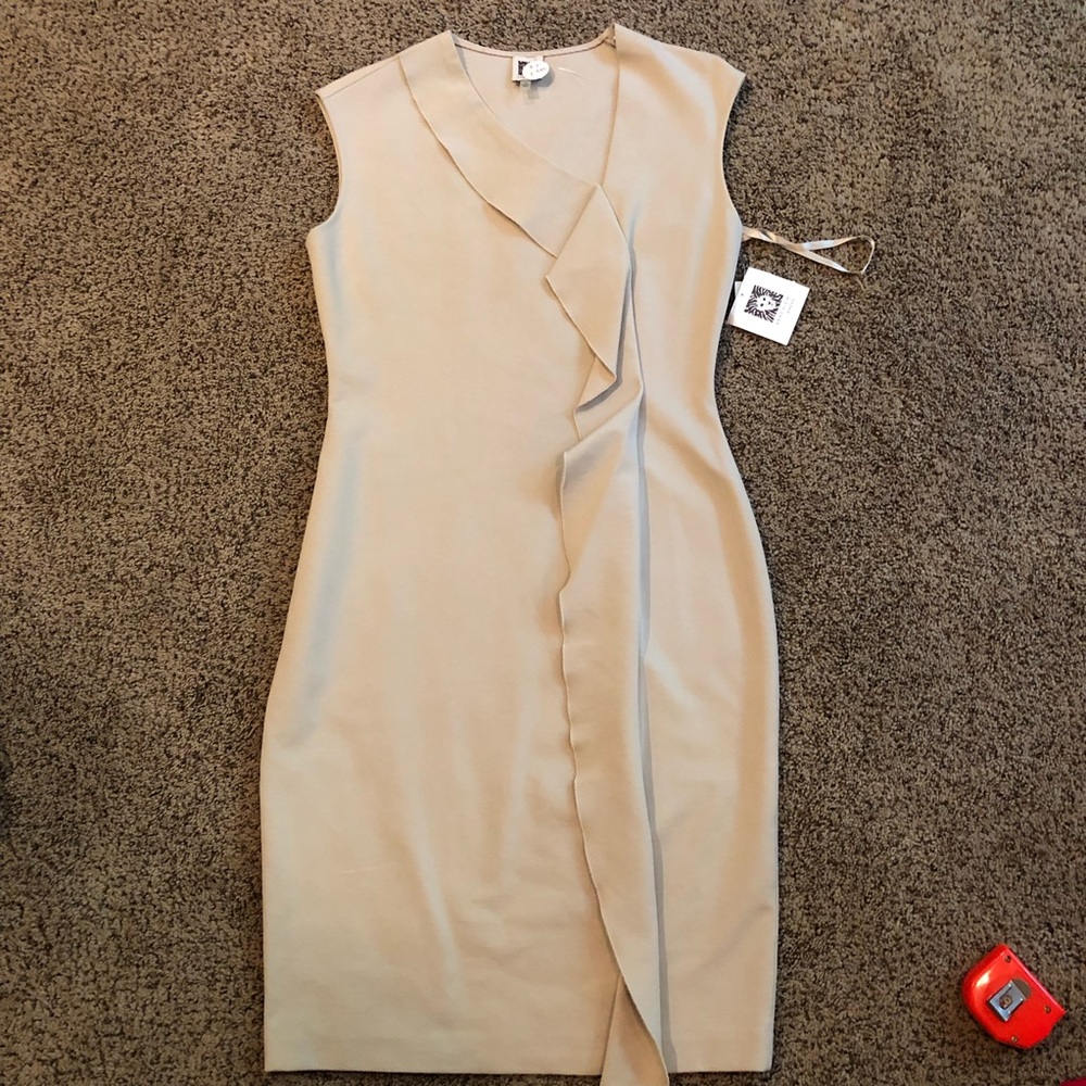 NWT Anne Klein tan dress!